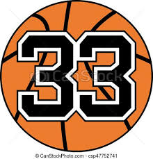 With antonio banderas, rodrigo santoro, juliette binoche, james brolin. Ball Des Basketballsymbols Mit Nummer 33 Kreatives Design Des Basketball Symbols Mit Nummer 33 Canstock