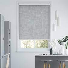 Easy to use, these holland blinds let you precisely control the amount of light coming in through your window. Canali Silver Grey Blockout Roller Blind Blinds Online