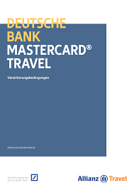 Https Www Deutsche Bank De Dam Deutschebank De Shared Pdf Ser Versicherungsbedingungen Mastercard Travel Pdf