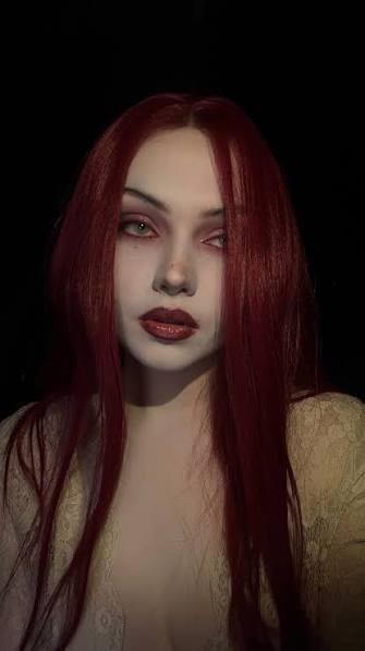 save this for valentine’s day 🥀 #gothmakeup #romanticgothmakeup #darkfemininemakeup #redhair #valentinesmakeup