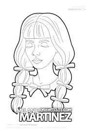 Polish your personal project or design with these melanie martinez transparent png images, make it even more personalized and more attractive. How To Draw Melanie Martinez K 12 Draw It Cute Coloringpages Howtodraw Mela Melanie Martinez Drawings Melanie Martinez Coloring Book Cute Coloring Pages