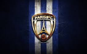 Estamos muito felizes em nos tornar o patrocinador oficial desta competição. Download Wallpapers Paris Fc Golden Logo Ligue 2 Blue Metal Background Football Fc Paris French Football Club Fc Paris Logo Soccer France For Desktop Free Pictures For Desktop Free