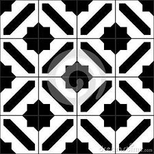 Black And White Moroccan Tiles Black And White Simple Moroccan Tiles Seamless Pattern Vector Moroccan Tiles White Moroccan Tile Seamless Patterns