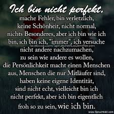 Ich Bin Nicht Perfekt Picture Ich Bin Nicht Perfekt Gedichte Und Spruche Lernen Macht Spass