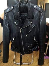 Sandro Biker Leather Jacket Ramones