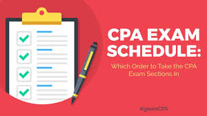 Cpa Exam Schedule Which Order To Take The Cpa Exam Sections In Cpa Exam Exam Schedule Exam