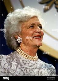 First lady barbara bush official hi-res stock photography and images