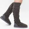 I love how these boots turned out because they are super cute, functional and are knit flat! 3