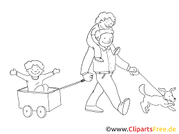 Gambar mewarnai ibu warnai gambar. Gambar Gerobak Tangan Hari Ayah Untuk Mewarnai