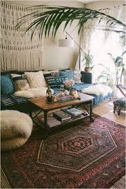 Here, a vintage area rug is a cozy backdrop for plants, and woven or wicker baskets and furniture. Turkish Rug Wool Rug Area Rug Vintage Rug Decorative Rug Oushak Rug Anatolian Rug Home Decor Rug Bohemian Rug 3 5 Ft X 6 3 Ft Bohemian Living Room Decor Wall Decor Living