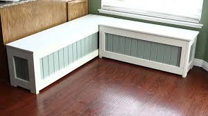 The whitaker corner bench is compact and straightforward. Corner Storage Bench Ana White