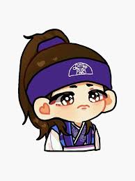Nicepng also collects a large amount of related image material, such as taehyung ,kim . Kim Taehyung In Hwarang Sticker By Madilee0604 Bts Chibi Chibi Taehyung Fanart