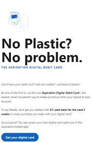 Aspiration waives atm fees in the u.s. Targeted Aspiration 5 Cash Back On All Digital Card Purchases Doctor Of Credit