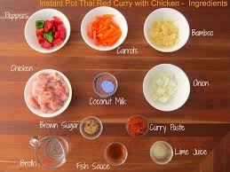 instant pot thai red curry with chicken