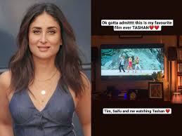 Kareena Kapoor Khan Watches Her Favourite Film Ever With Saif And Taimur On Sunday Night Can You Guess It 25 april 2008 watch all videos from the film 'tashan': kareena kapoor khan watches her