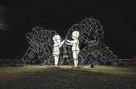 Burning man art piece inner child. Pin On Art