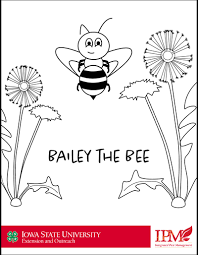 My printable bee coloring pages are interactive which means you can customize them in your favorite fonts, colors, and sizes. Bailey The Bee Coloring Pages