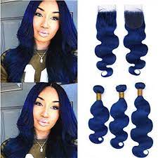 It comes straight from the hair donor, and all its cuticles are undamaged and they lie in the same direction. Zara Hair Brazilian Blue Hair Bundles With Lace Closure Body Wave Blue Ninthavenue Europe