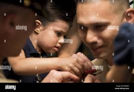 Senior chief pinning san diego hi-res stock photography and images