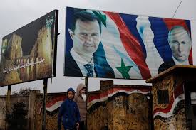 Image result for assad putin posters soviet