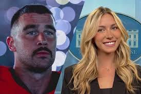 Travis Kelce is caught staring at a beautiful influencer even mimicking  what she was doing