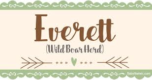 The most famous person with last name shinn is george shinn. Everett Name Meaning Popularity And Info On Babynames Com