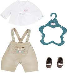 My little baby born® ist eine kleine grinsebacke # genauso wie die beiden bärchengesichter, die von ihrer kleidung herunter lachen. Baby Born Puppenkleidung Trachten Kleidung Junge Otto