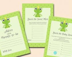Frog Baby Shower Etsy