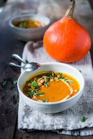 Maybe you would like to learn more about one of these? Roasted Kuri Squash Soup With Smokey Harissa And Chickpeas