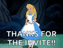 Thanks For The Invite Gifs Tenor