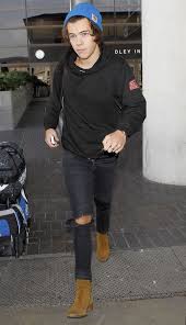 Harry styles's boots — one direction saint laurent chelsea. Harry Styles Ditches Uk For Hollywood For Another Vacation Irish Mirror Online