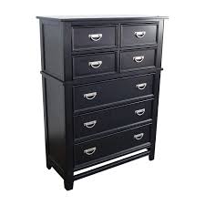 The legacy classic canterbury 7 drawer dresser in natural white stylishly stores your child's clothing and other belongings with ease. 56 Off Klaussner Klaussner Tall Black 7 Drawer Dresser Storage