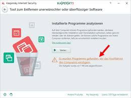 Entfernen Unerwunschter Programme In Kaspersky Internet Security 2018