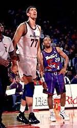 Manute bol, shawn bradley and gheorghe muresan are the 3 tallest nba players in history but who is the. Eurobasket