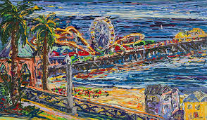 A manufacturer that specializes in creating paint with exceptional quality. Santa Monica Live Painting By Ron Squared