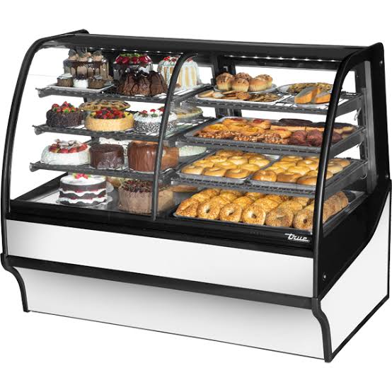 True Dual Zone Bakery Display Case TDM-DZ-59-GE/GE-S-W