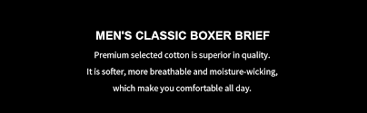 Kayizu Brand Mens Underwear Ultimate Soft Cotton Boxer Brief 6 Pack