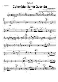 Sobre el amor impaciente, la vida $ 125 en 12x $ 10. Colombia Tierra Querida Cumbia Para Big Band Latin Music Score Cumbia Partituras Hojas De Musica