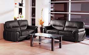The set includes a sofa and loveseat to complete. Black Italian Leather 3 Pcs Sofa Set Garne Austin Texas Beverly Hills Sienna Black