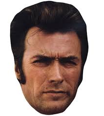 I do not claim ownership of any of these images. Cardboard Cutout Celebrity Clint Eastwood Mask