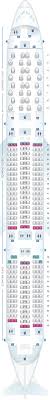 Seat Map Thai Airways International Airbus A350 900