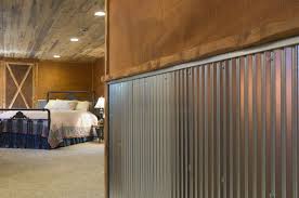 Bridger Steel Corrugated Metal Siding For Interiors Wainscoting Styles Corrugated Metal Wall Wainscoting Panels