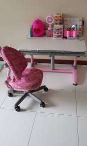 The table lamp can be rotated 360°, and the angle of the bookshelf and desk can be adjusted, which is suitable for various occasions. Kid 2 Youth Ergonomic Study Table Chair Furniture Tables Chairs On Carousell