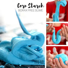 how to make cornstarch slime little