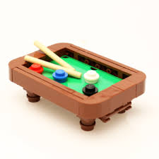 Lego Pool Table Lego Design Custom Lego Cool Lego