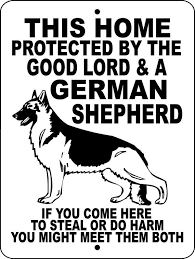 German Shepherd Dog Sign 9 X12 Aluminum Glgs1 German Shepherd Dogs Dog Signs Shepherd Dog