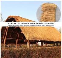 Amazon.com: NAKAN Fireproof Synthetic Palm Thatch Roll ...