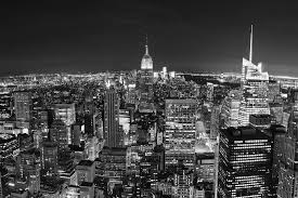 Black And White New York Wallpaper Black White Panoramic New York Wallpaper Mural Murals Wallpaper New York Wallpaper New York Bedroom New York Theme