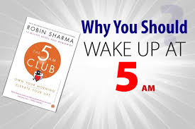 Yes this is the dictionary definition for a book. Robina Sharma The 5 Am Club Book Summary