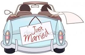 Net Getrouwd Stockillustratie 28456937 Just Married Car Just Married Wedding Wishes Quotes